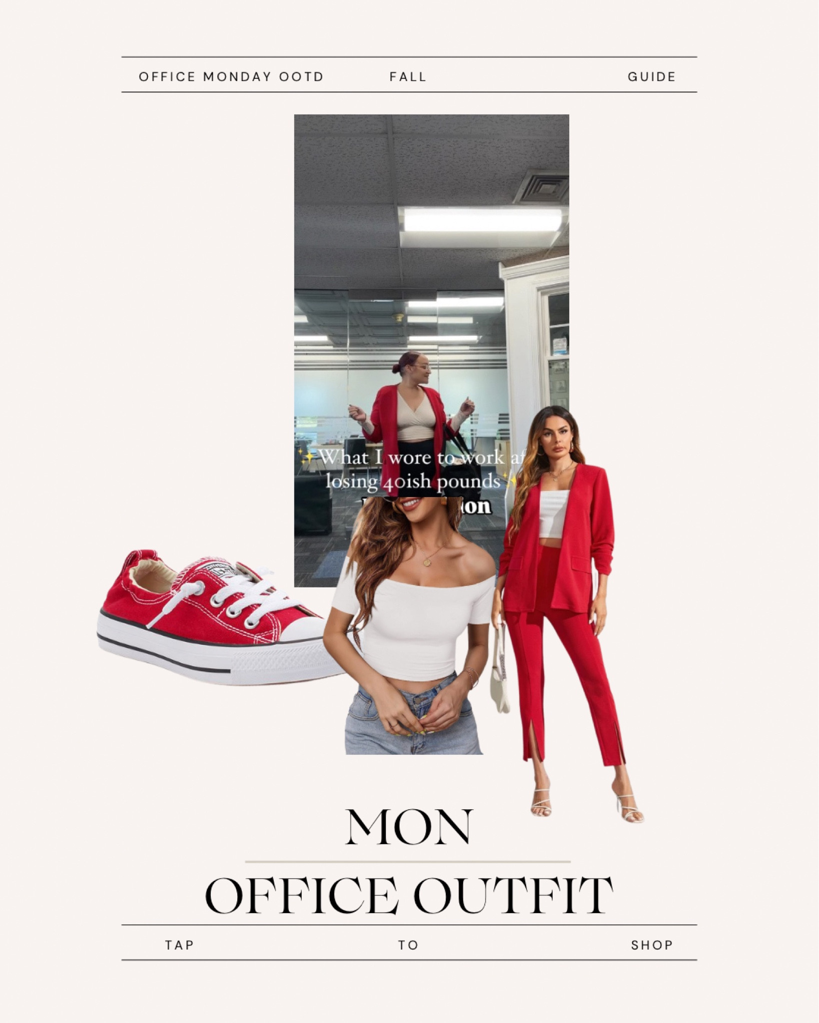Work outfit in red 

#LTKxPrimeDay #LTKHoliday #LTKGiftGuide