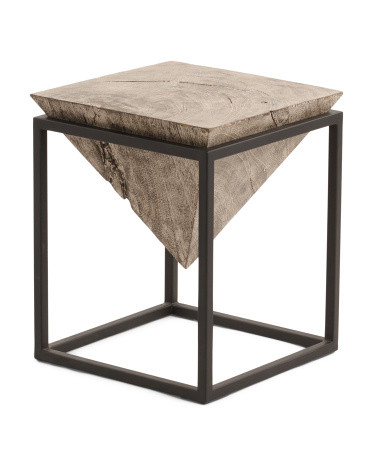 18in Inverted Pyramid Side Table | Furniture & Lighting | Marshalls | Marshalls