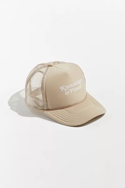 Knowledge Is Power Trucker Hat | Urban Outfitters (US and RoW)