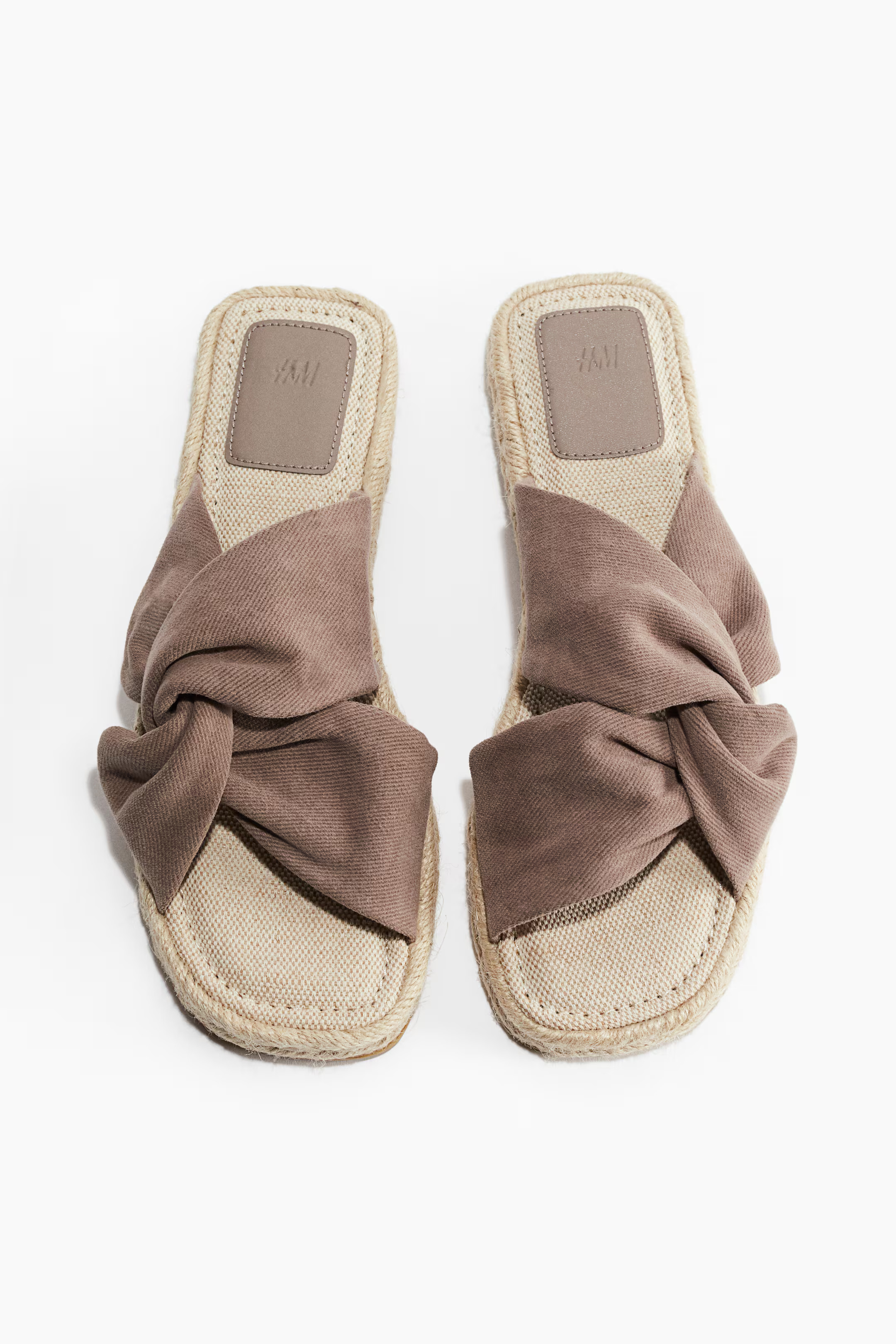 Twist-detail espadrille sandals | H&M (UK, MY, IN, SG, PH, TW, HK)