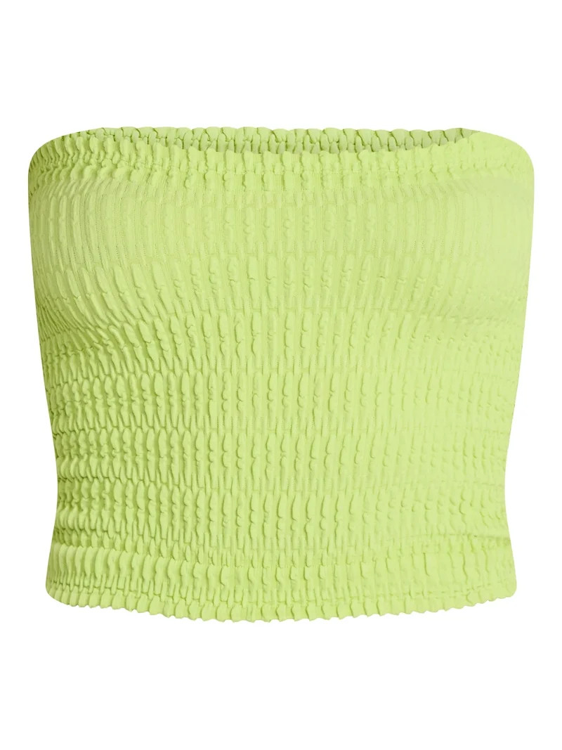 No Boundaries Seamless Textured Tube Top, Women's XXS-XXL | Walmart (US)