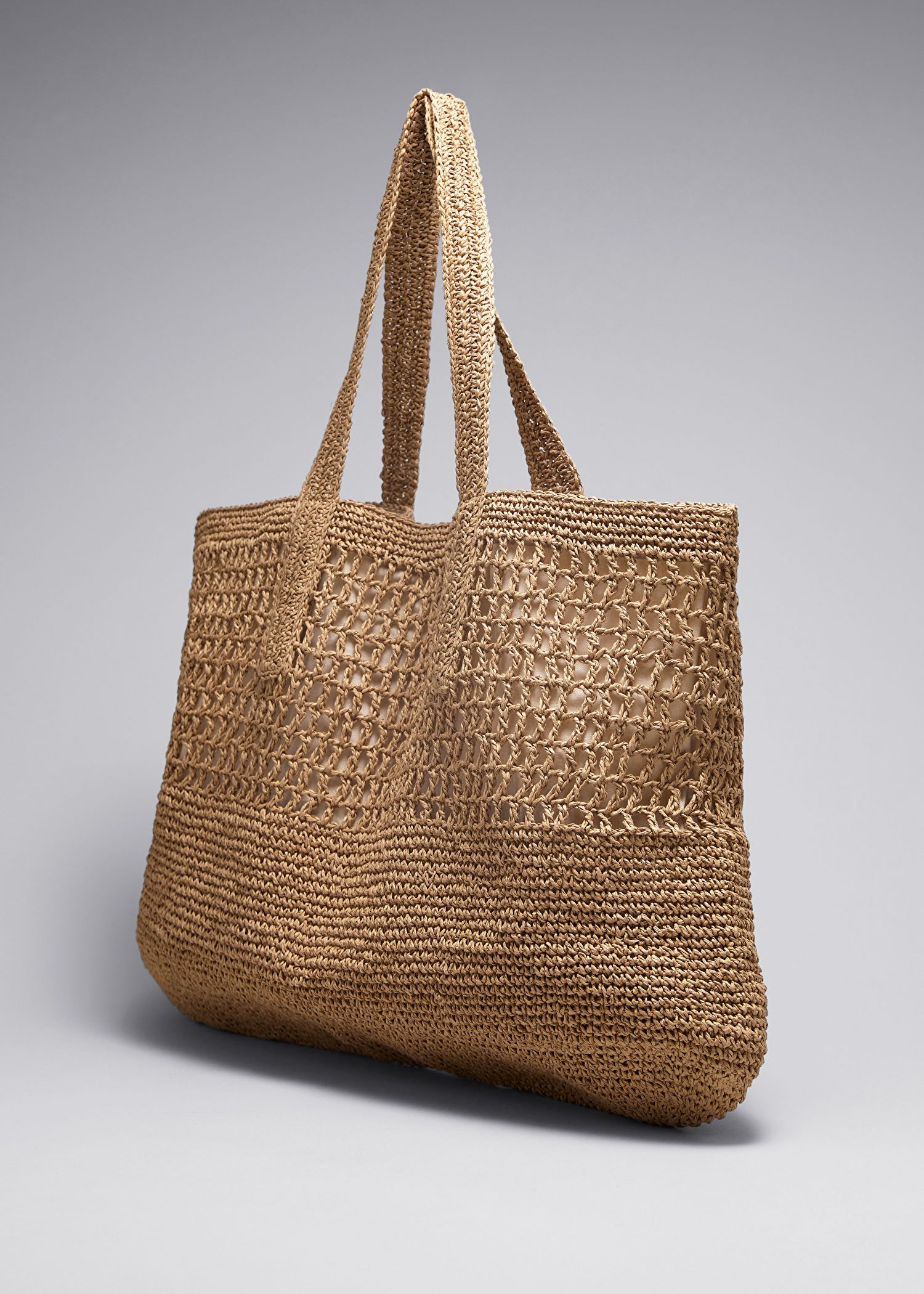 Large Crochet-Straw Tote | & Other Stories (EU + UK)