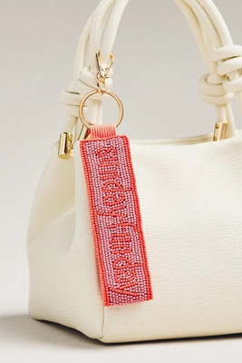 Beaded Game Day Bag Charm | Anthropologie (US)