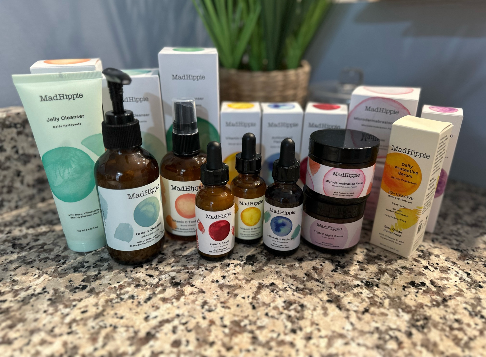 Clean skin care routine. Vegan/cruelty free. Mad Hippie  