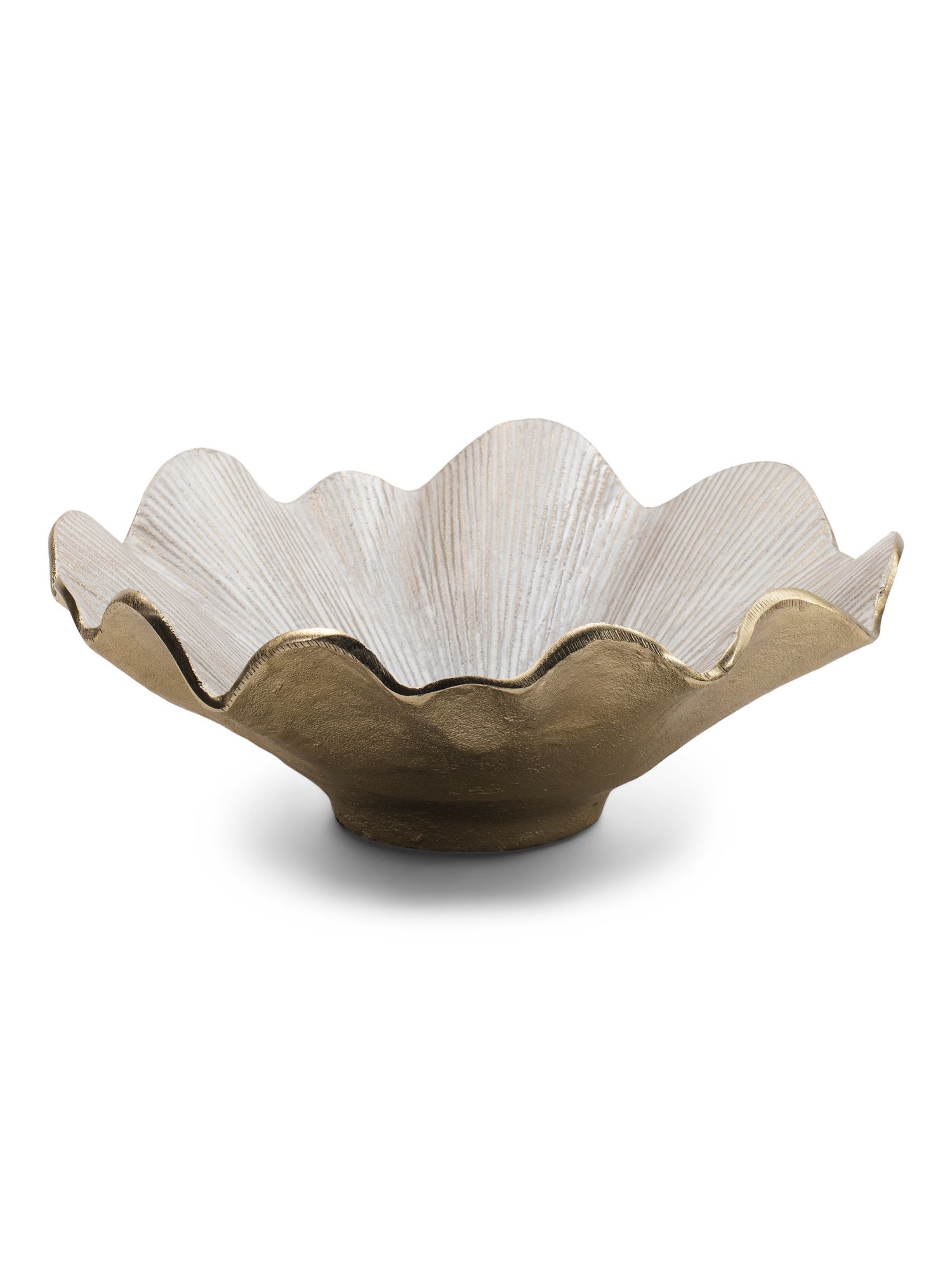 14in Metal Organic Decorative Bowl | Global Home | Marshalls | Marshalls