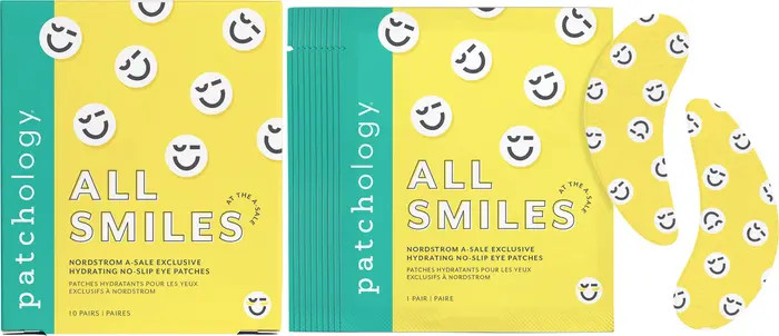 Patchology All Smiles Hydrating No Slip Eye Patches $40 Value | Nordstrom | Nordstrom