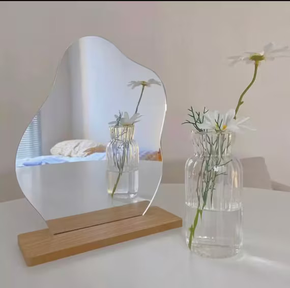 Decorative Mirror in Irregular Shape/ Modern Home Decor/ | Etsy | Etsy (US)