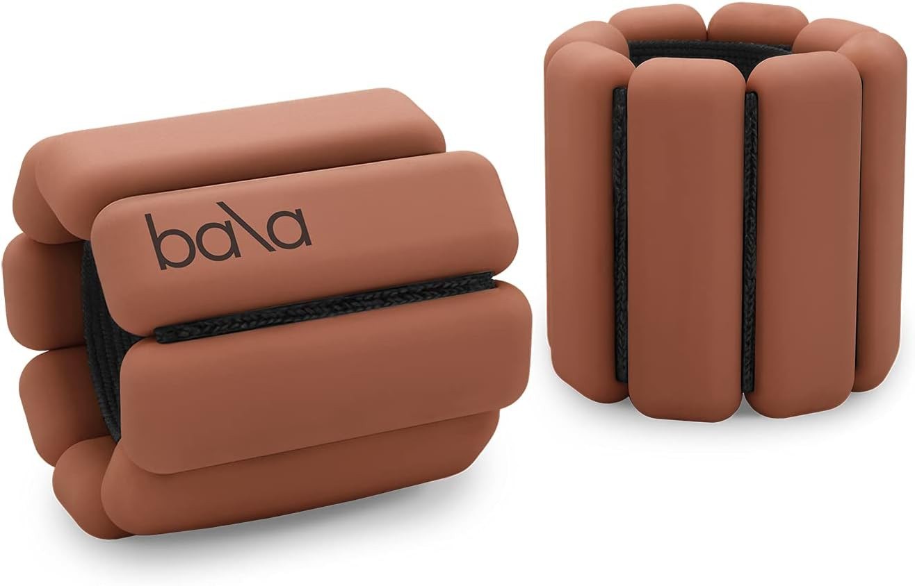 Bala Bangles - Set of 2 (1lb & 2lb) | Adjustable Wearable Wrist & Ankle Weights | Yoga, Dance, Ba... | Amazon (US)