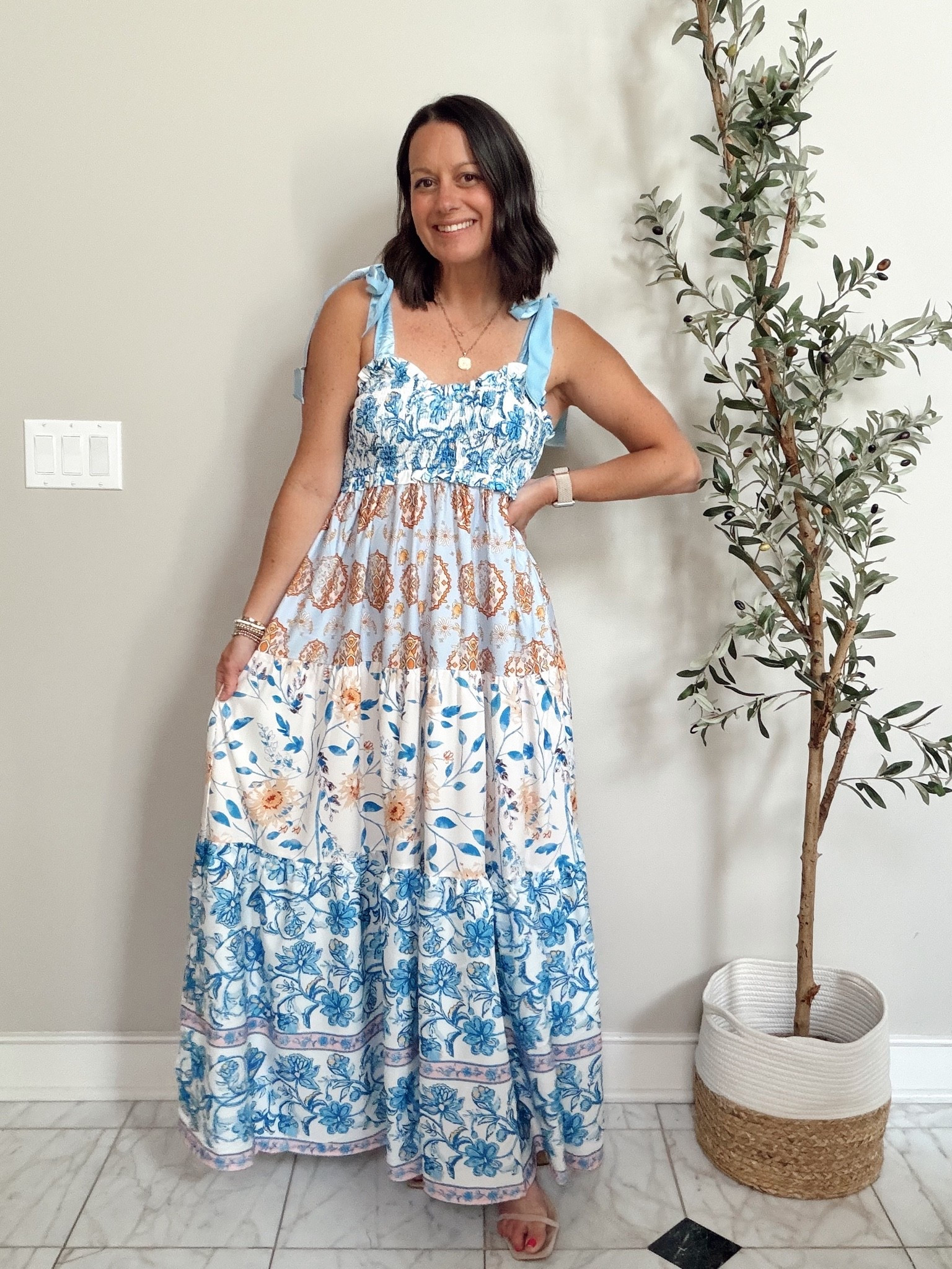Amazon spring dress! Runs true to size. Perfect for graduations, baby/bridal showers - or any occassion!

#LTKmomlife #LTKootd #LTKMothersDay
