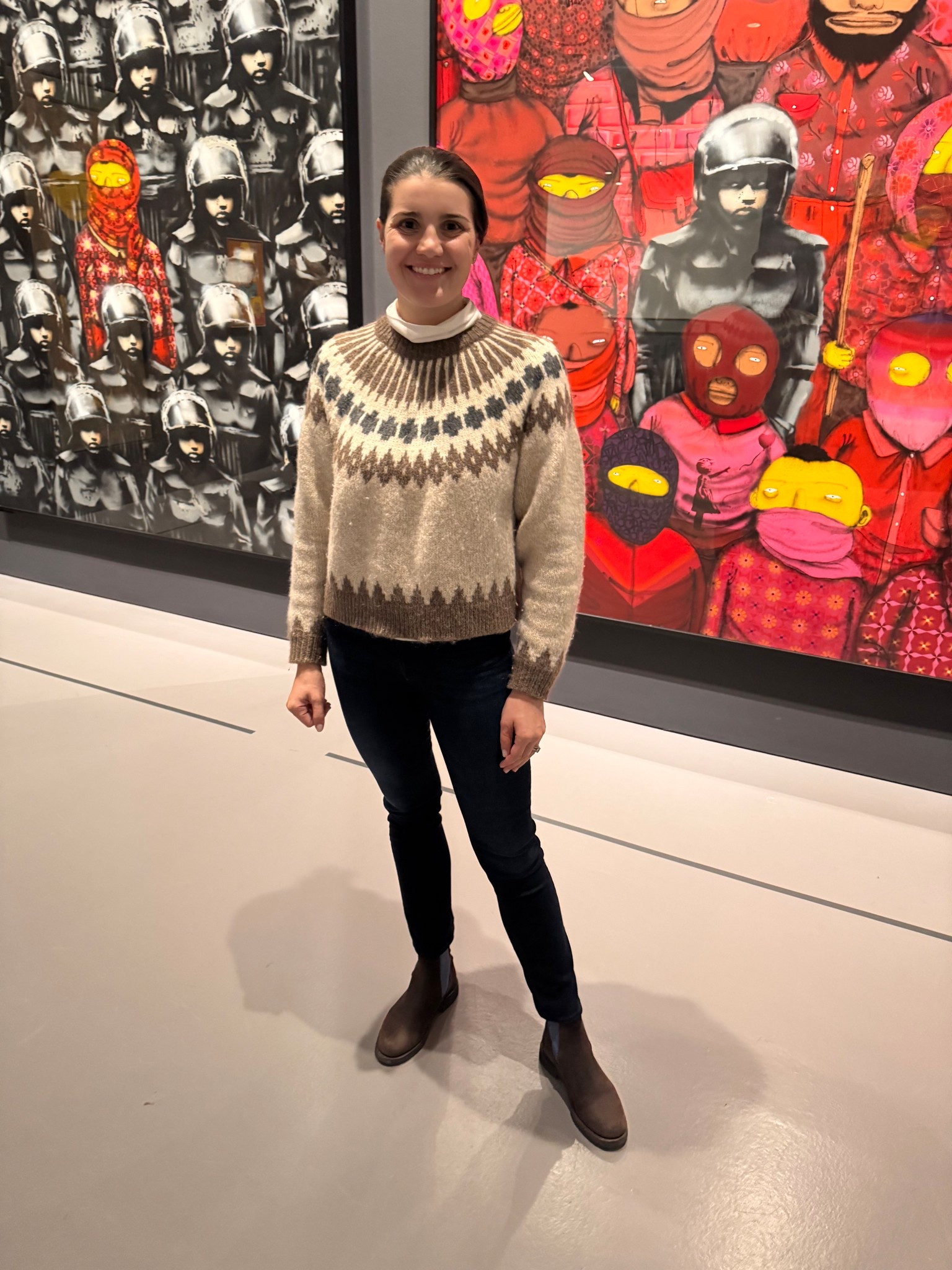 Winter outfit x Banksy