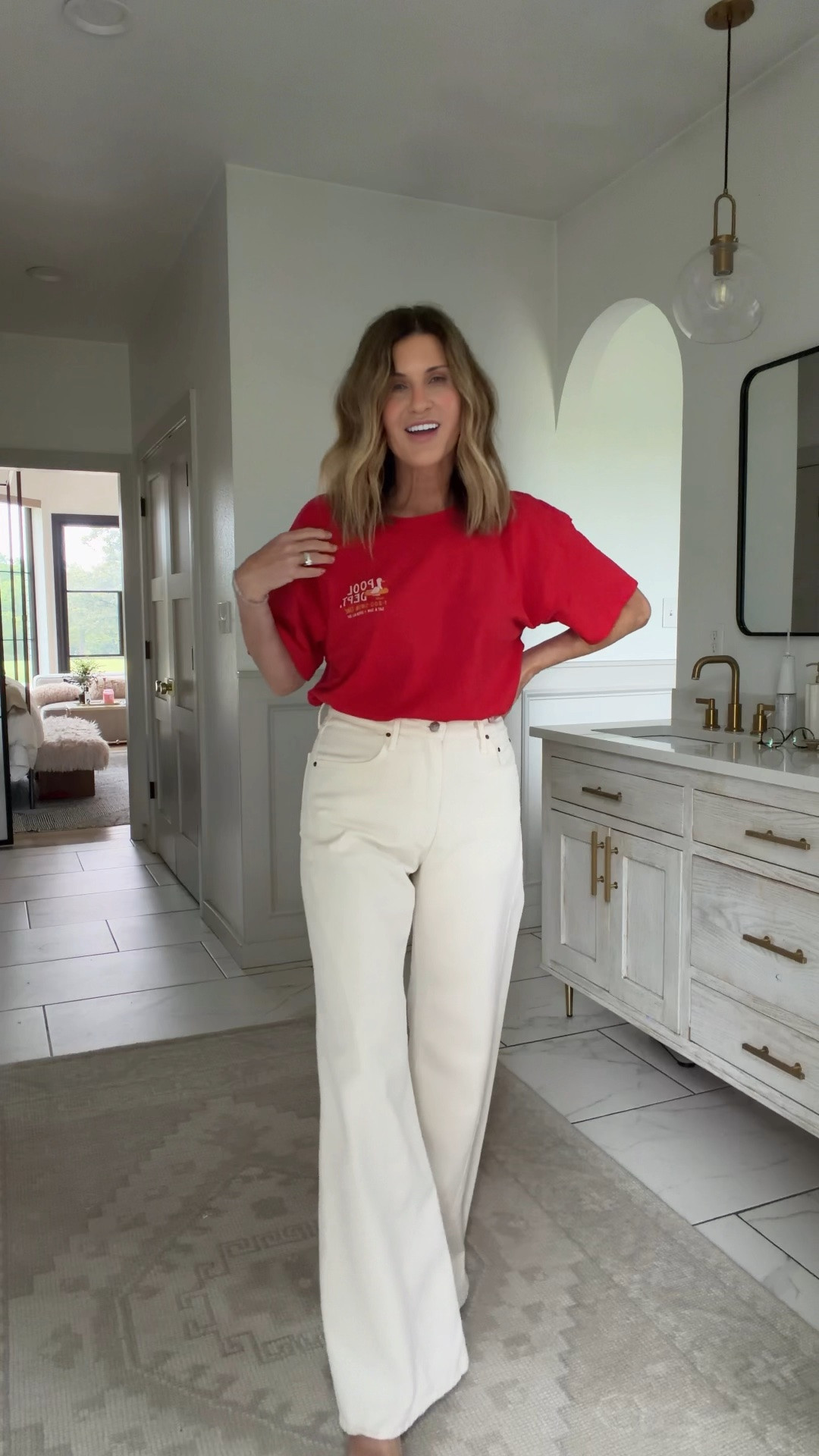 Lemon twist in cream color and cute pool dept. tee size small @anthropologie #anthropartner
Use code SPOILEDHOME20

#LTKSaleAlert #LTKOver40