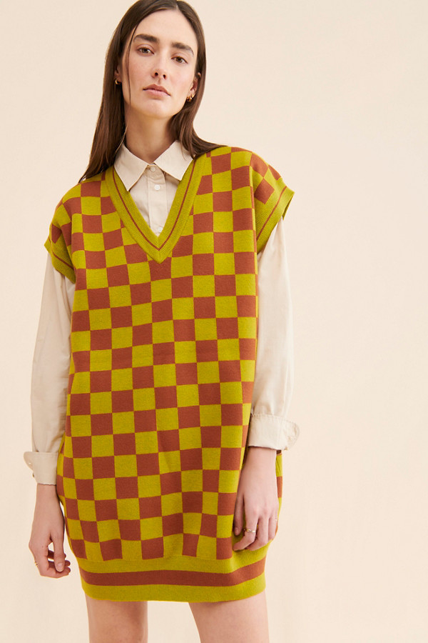 Sweater Vest Dress | Nuuly