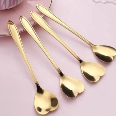 Colher de Design de Coração Sobremesa UNIDADE | Shopee (BR)