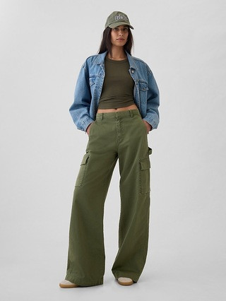 Low Rise Cargo Baggy Khakis | Gap (US)