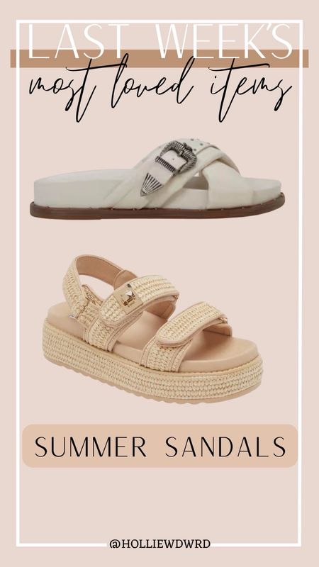 Summer sandals! 

#LTKStyleTip #LTKShoeCrush