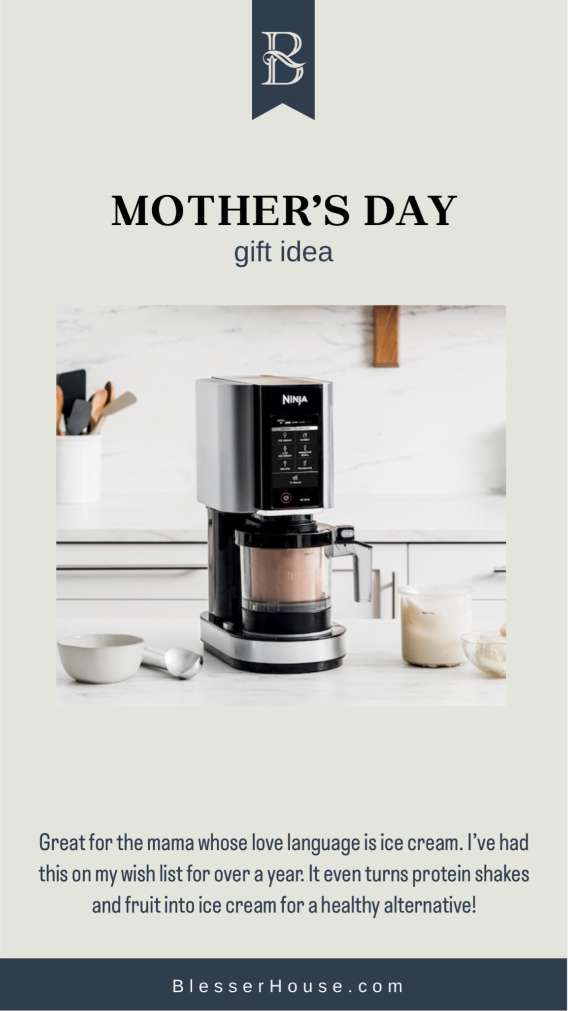 Mother’s Day gift idea for the mama who loves ice cream but has big health goals 

#LTKhome #LTKGiftGuide #LTKSeasonal