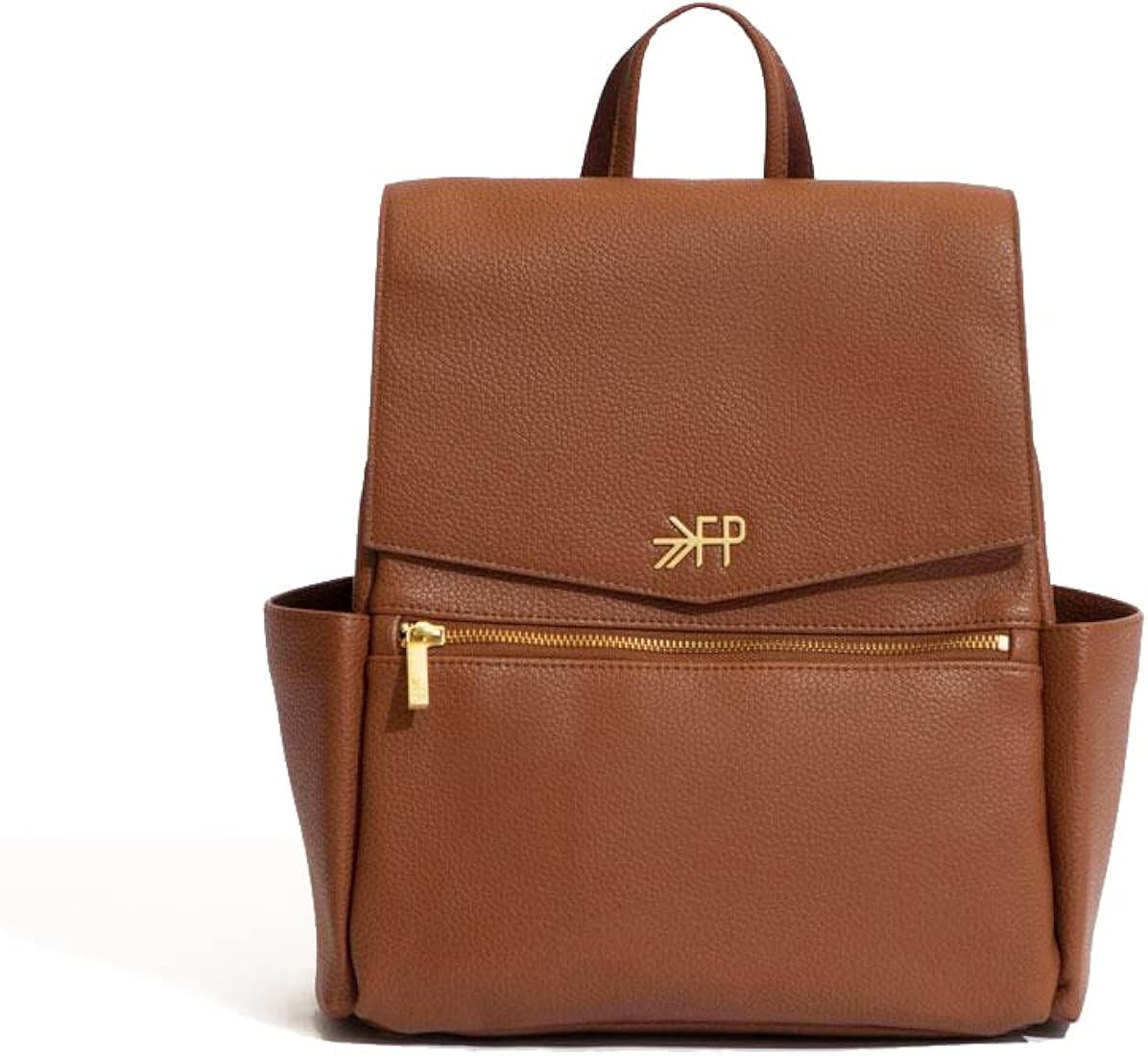 Convertible Mini Classic Diaper Bag Backpack, Cognac | Amazon (US)