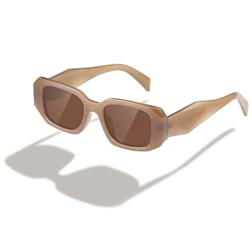 kimorn Rectangle Sunglasses for Women Men Trendy Retro Trendy Sun Glasses 90’s Vintage Square F... | Amazon (US)