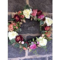 Spring & Summer Wreath/Peony Wreath/ Mothers Day Wreath/Cottage Wreath | Etsy (US)