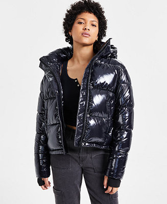 S13 Women's Lexie Hooded Water-Resistant Puffer Coat - Macy's | Macy's