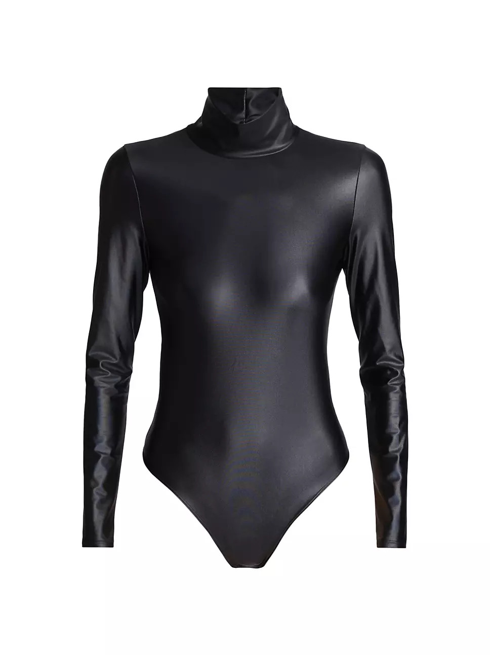 Matte Metal Turtleneck Bodysuit | Saks Fifth Avenue