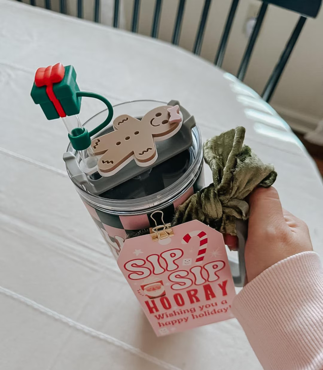 Christmas Tumbler Name Plate | Custom Tumbler Name Tag 40 Oz | Snowflake Name Topper | Personaliz... | Etsy (US)