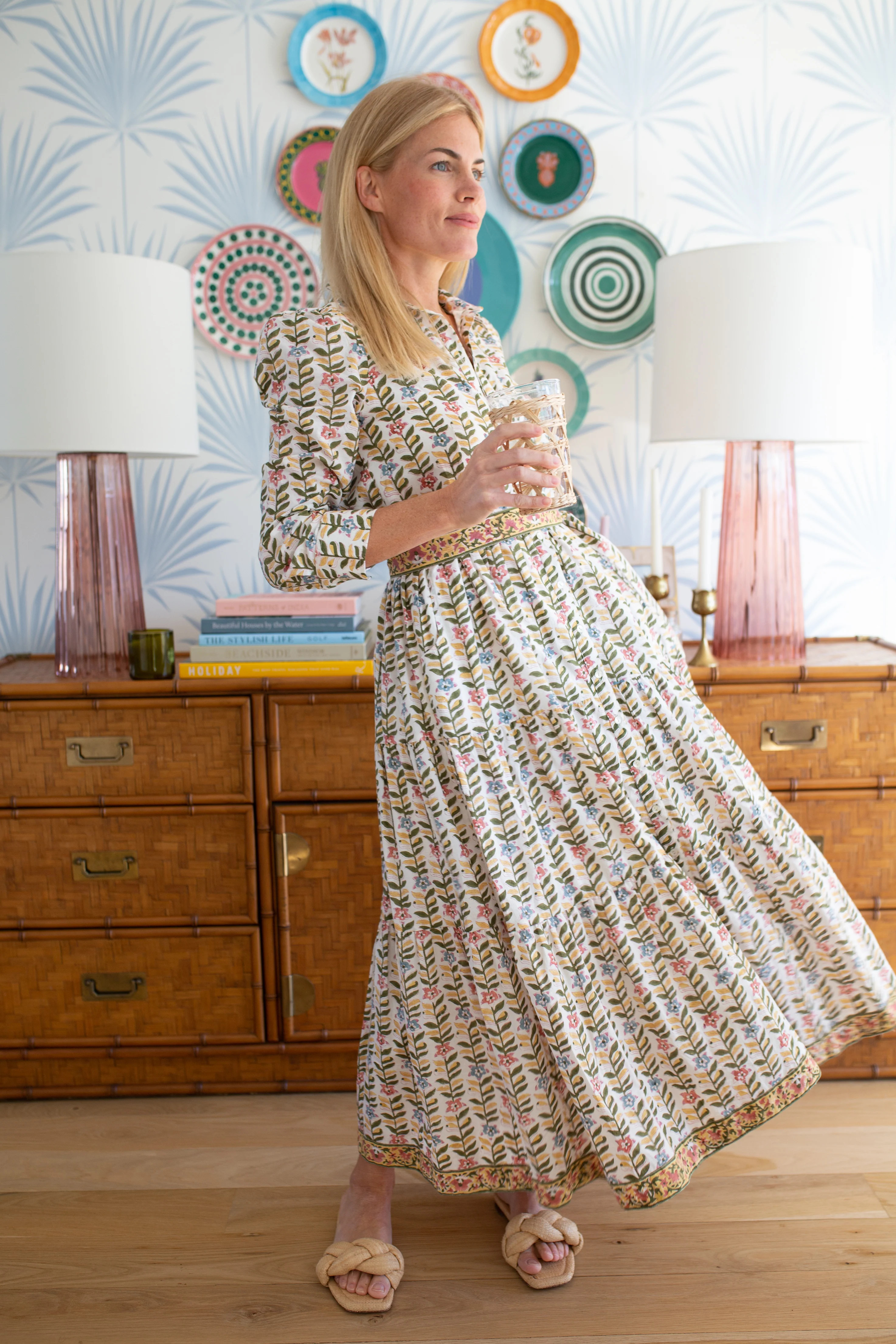 Flounce Shirt Dress - Marigold | Marea