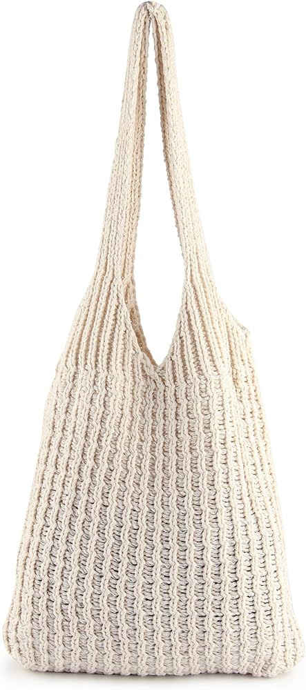 ENBEI Women's Shoulder Handbags Hand crocheted Bags large Shoulder Shopping Bag tote bag aestheti... | Amazon (US)