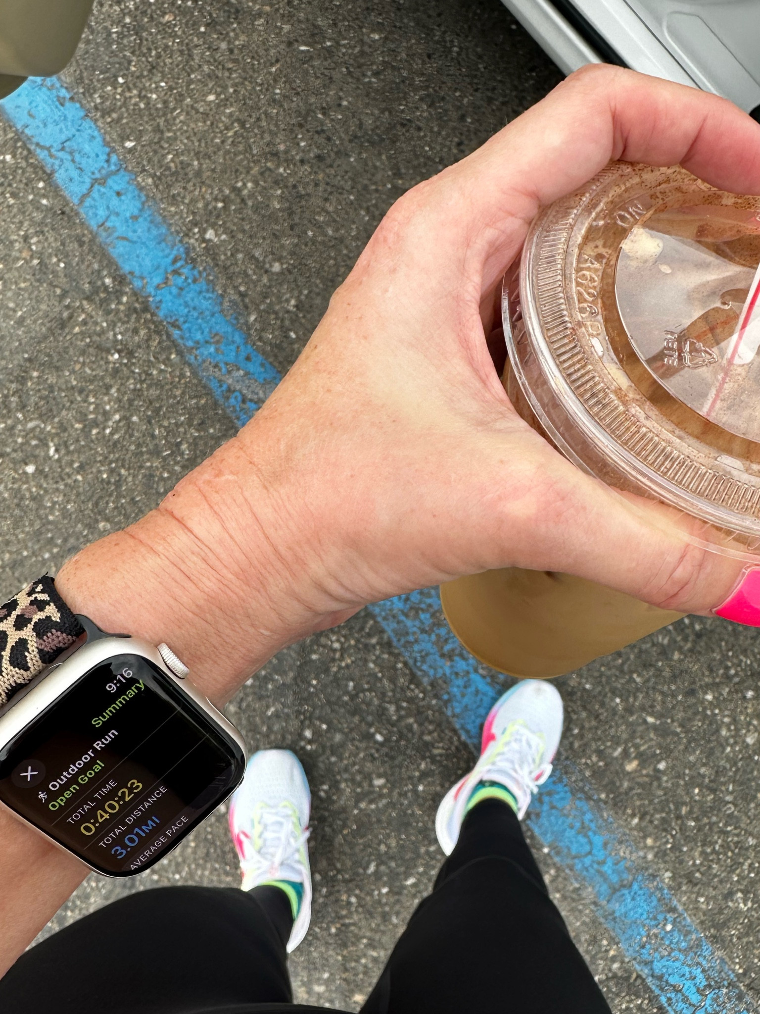 Nike air windflo 10s running shoes (size 6)
Gymshark training leggings (size medium)
Series 7 Apple Watch 
Leopard print Apple Watch band 

#LTKFitness #LTKActive #LTKSeasonal