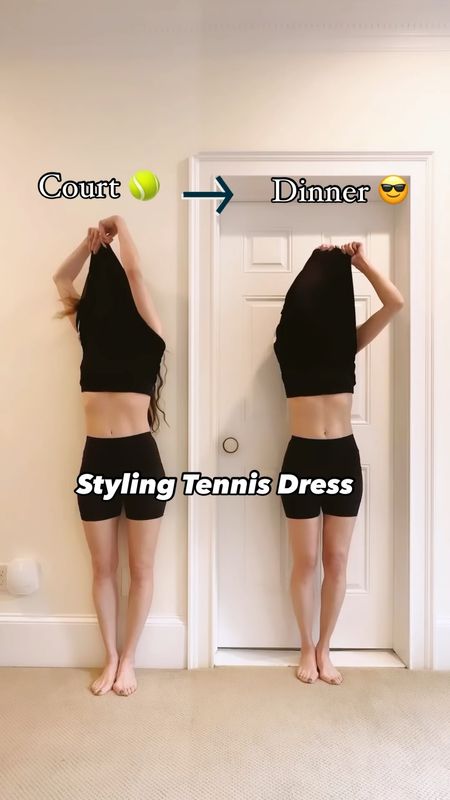 Tennis outfits? Pick up this classic LBD for the ultimate summer look comes with skort! 🎾 the tennis dress is your bestie, this baleaf is tts 