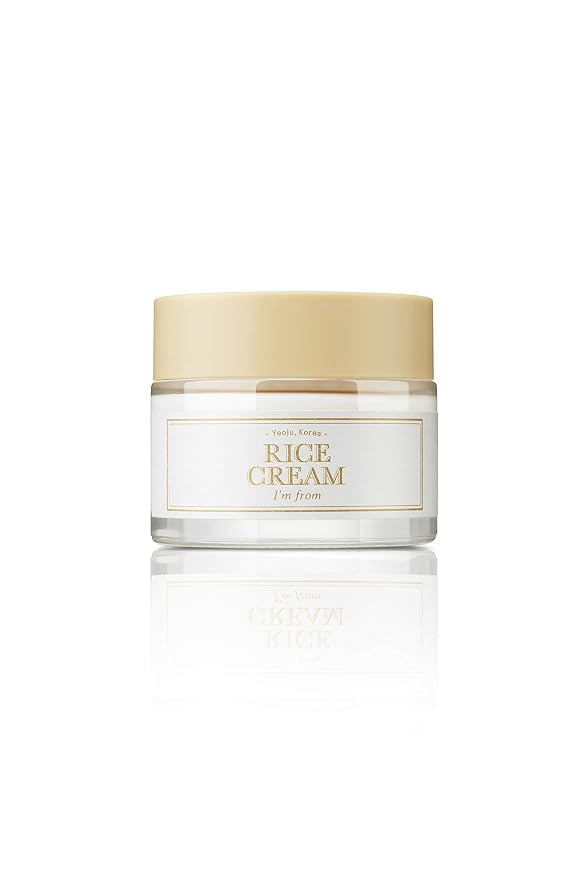 [I'm From] Rice Cream, 51% rice bran essence with ceramide | improves moisture skin barrier | Amazon (US)