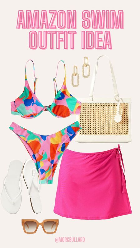 Colorful swim style | Amazon swim | Amazon swim coverup skirt | colorful beach day look 

#LTKStyleTip #LTKSwim #LTKSeasonal
