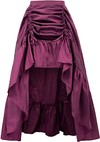 Click for more info about Scarlet Darkness Women's Gothic Steampunk Skirt Victorian High-Low Bustle Skirt