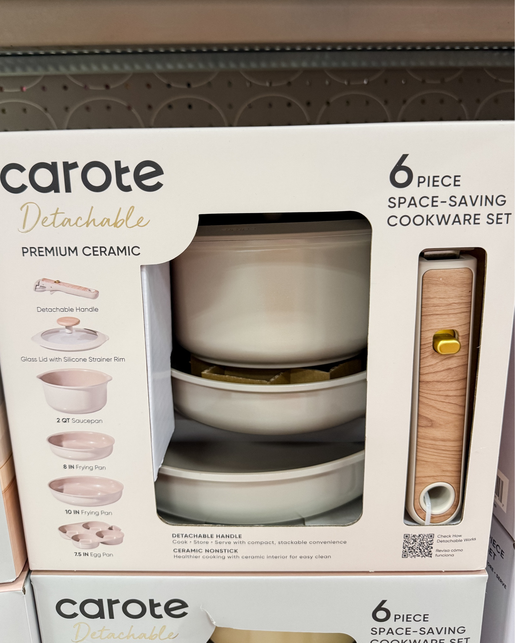 Love this Carote 6pc Ceramic Nonstick Detachable Cookware Set Pink for a college apartment or small space living!

#LTKfoodie #LTKSeasonal #LTKHome