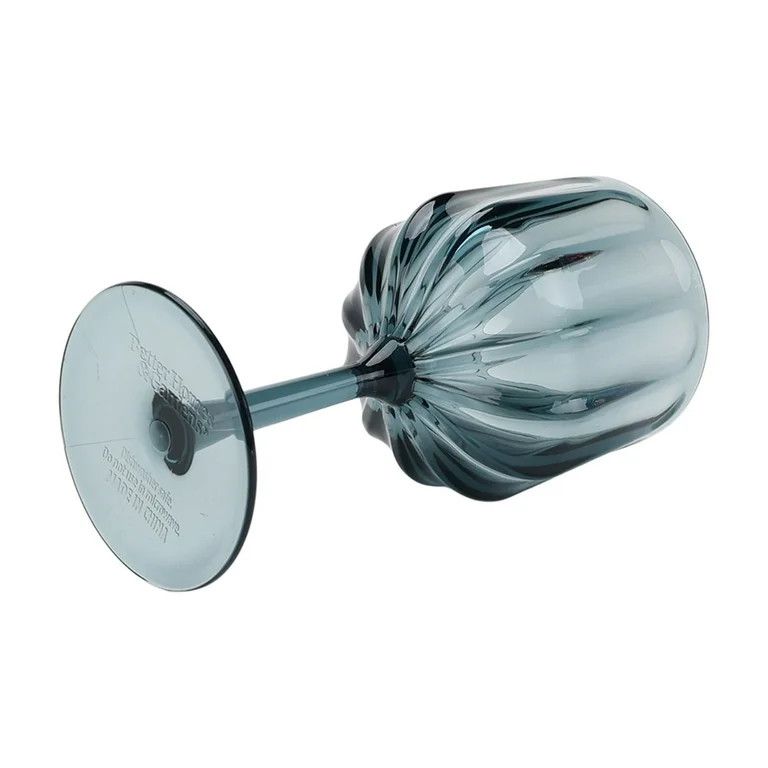 Better Homes & Gardens 17-Ounce Tritan Plastic Stemmed Wine Glass, Blue | Walmart (US)