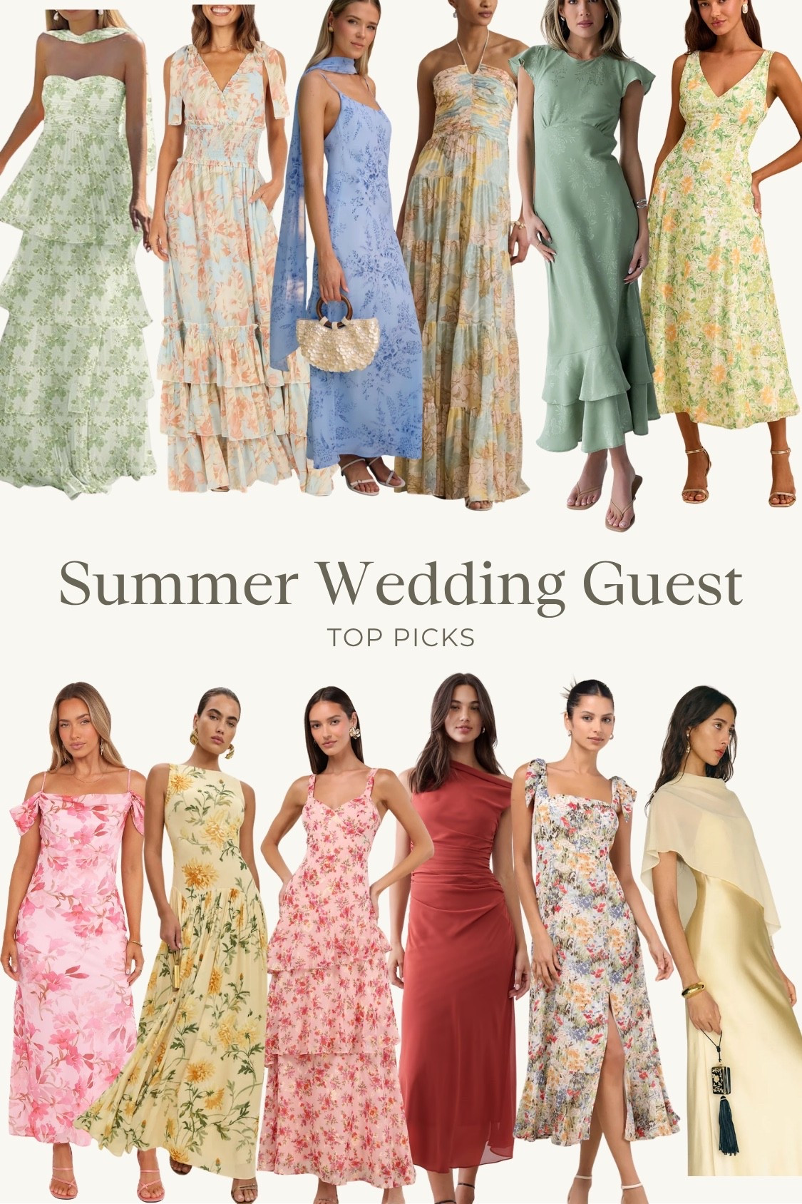 Some of my top picks for summer wedding guest dresses! 🥂

The blue one pictured is from Park & Fifth (not linkable on here!)

#LTKWedding