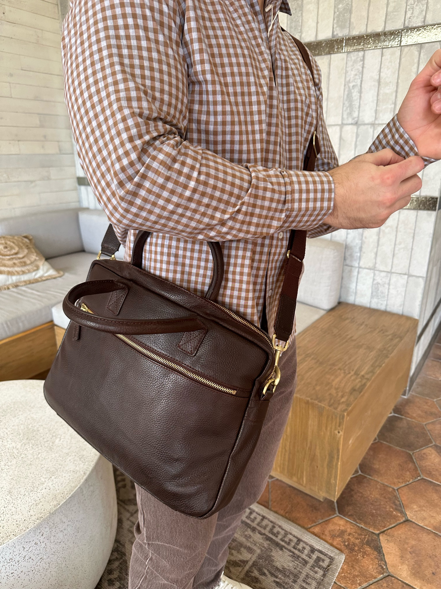 Harvey Leather Briefcase