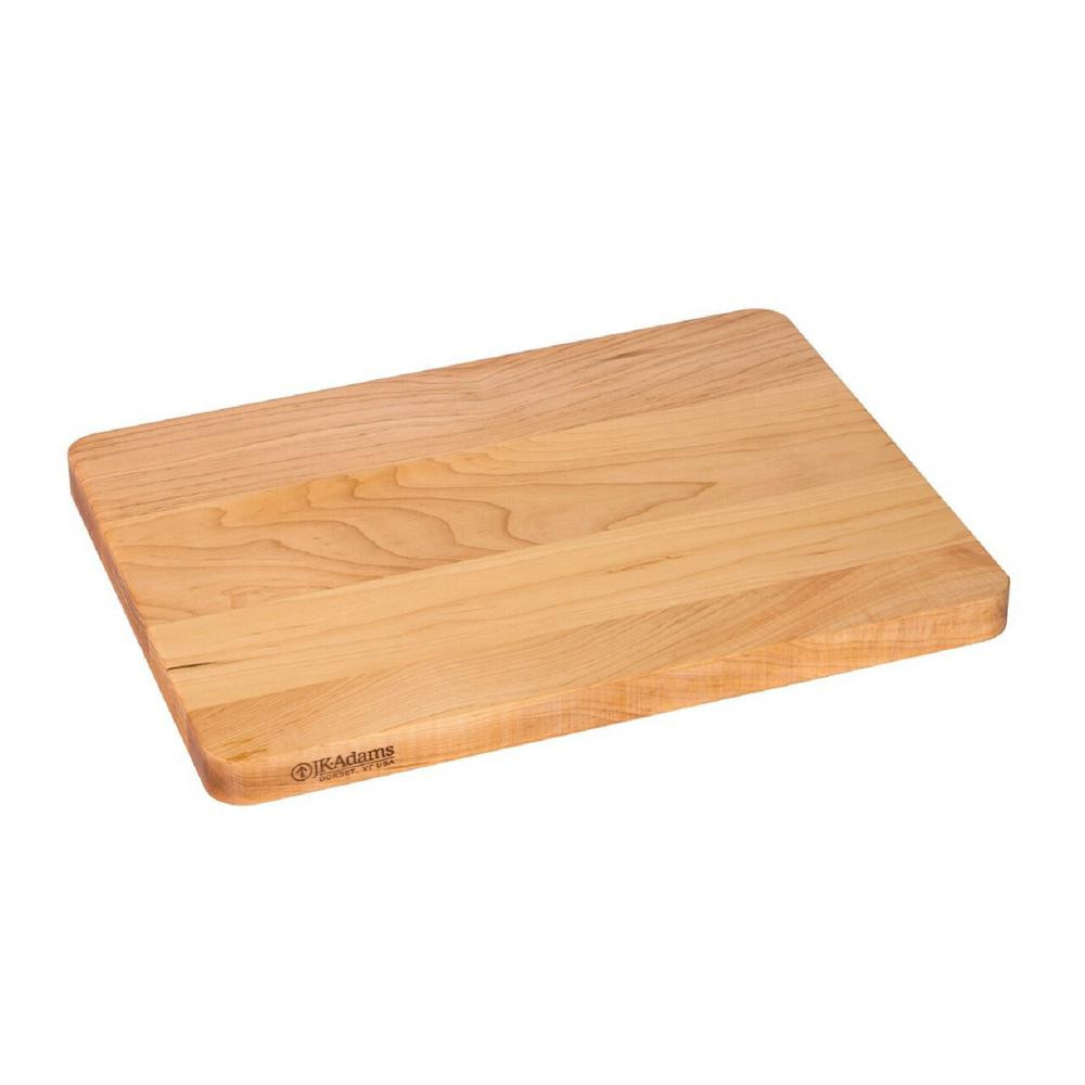 J.K. Adams Pro-Classic 20 in. x 14 in. Maple Cutting Board, Brown | The Home Depot