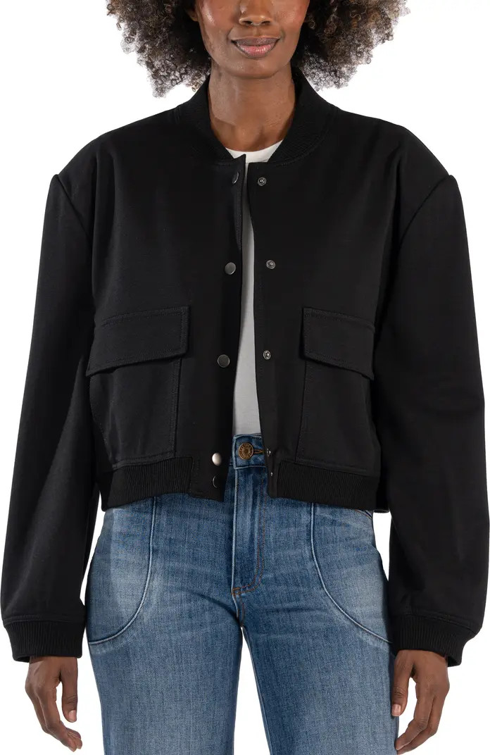 Camilla Crop Twill Bomber JacketKUT from the Kloth | Nordstrom