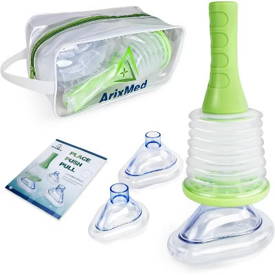 Arixmed Portable Choking Rescue Device for Kids and Adults - First-Aid Emergency Suction Safety Essential Kit | Target