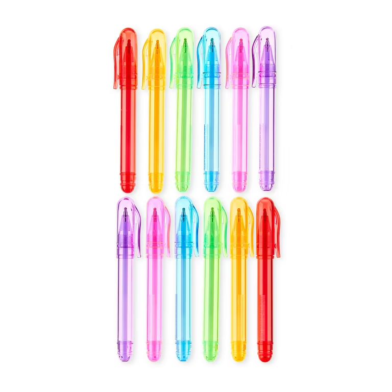 Valentine's Day Rainbow Mini Pens Party Favors, Ages 3+, 12 Count, by Way To Celebrate | Walmart (US)