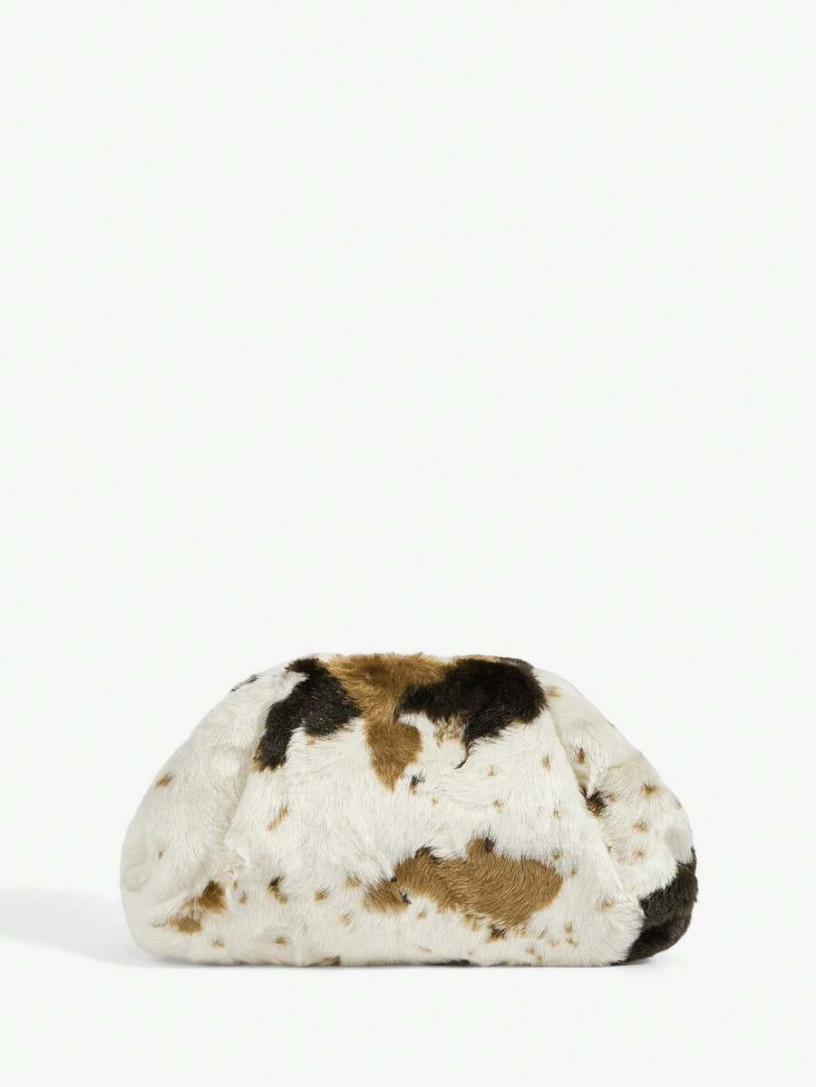 SHEIN SXY Ladies, Women Gold Beaded Clutch Purse, Fashionable, Elegant, Simple, Personalized, Ver... | SHEIN