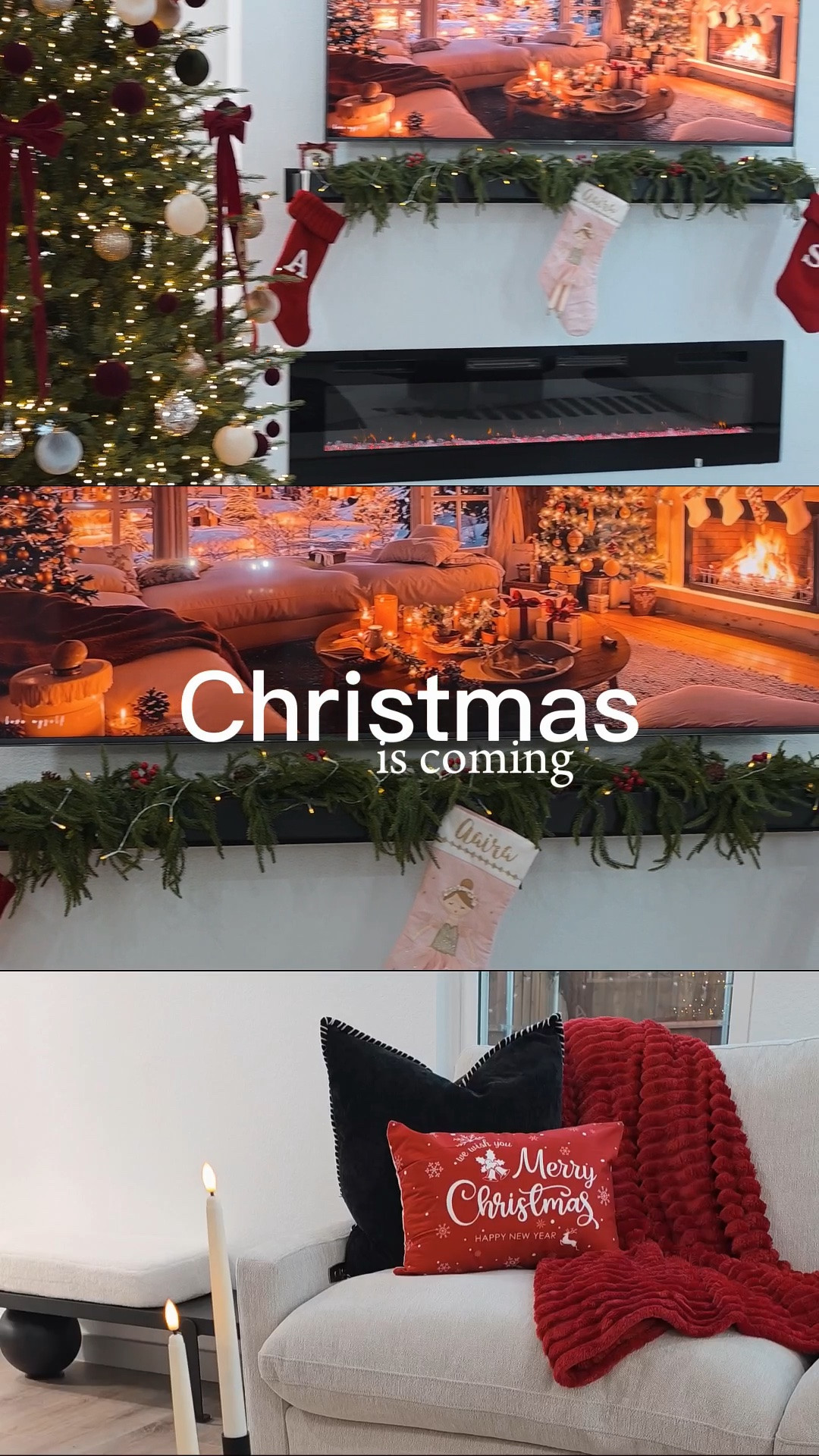 #ad A little holiday inspiration for the most magical season 🎄✨
From burgundy bows and stockings to twinkling lights and festive outdoor accents, @wayfair has everything you need to create a warm and cozy Christmas look. ❤️
Sharing some great finds on @shopltk 
#Wayfair #WayfairPartner #ChristmasDecor #HolidayDecor