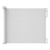 Perma Child Safety Indoor/Outdoor Retractable Baby Gate 33" Tall, Extends to 71" Wide, White | Amazon (US)