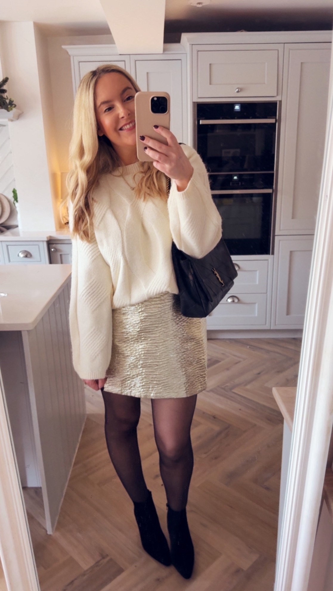 Cosy and comfy sparkly Christmas Day or New Year’s Day outfit ! Just switch boots for slippers and your good to go ✨

Skirt I’m wearing a 14 
Jumper I’m wearing a large (ps I don’t know why the wrong picture is showing but the link should be correct) 
I’m a UK size 12/14 and 5ft5

Love Jade xxx

#LTKfestive #LTKuk #LTKmidsize