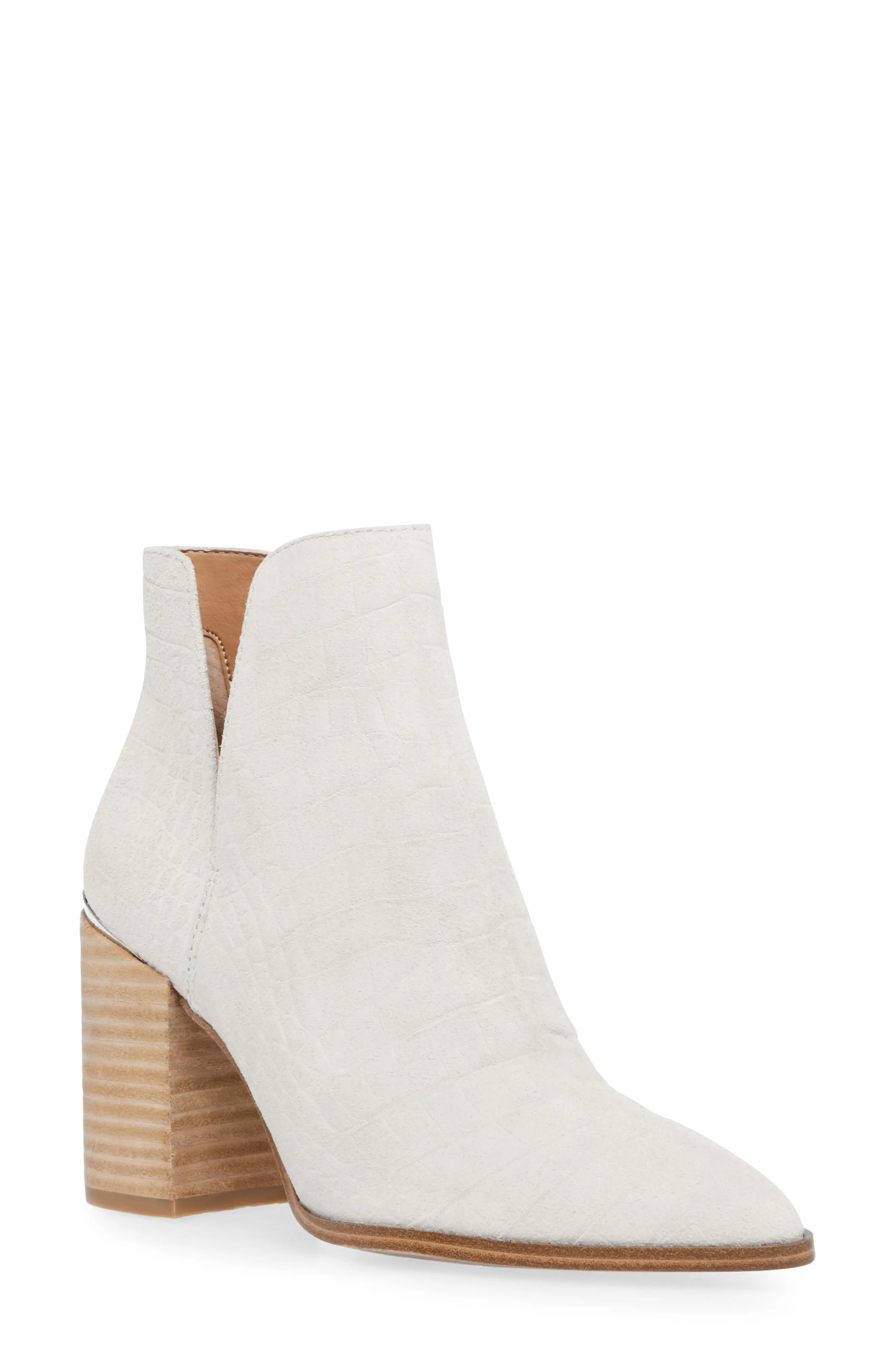 Women's Steve Madden Kaylah Pointed Toe Bootie, Size 11 M - Ivory | Nordstrom