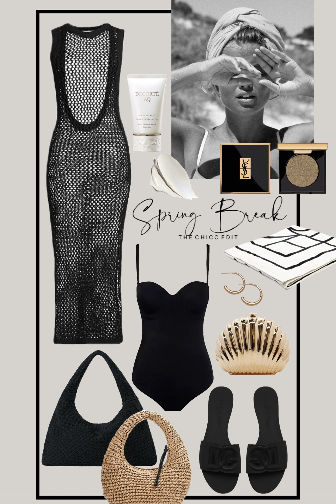 Spring Break 🐚

#springbreak #swimsuit #toteme #shell #sandals clutch 

#LTKOver40 #LTKSwim #LTKTravel