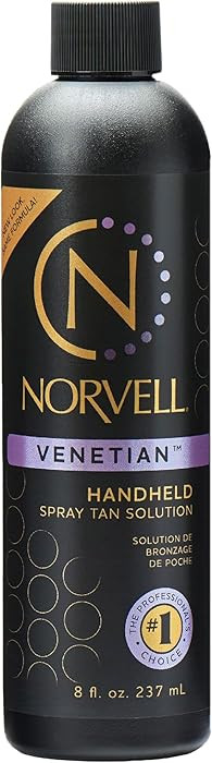 Norvell Premium Spray Tan Solution Venetian 8 fl oz – Professional Sunless Tanning Formula for ... | Amazon (US)