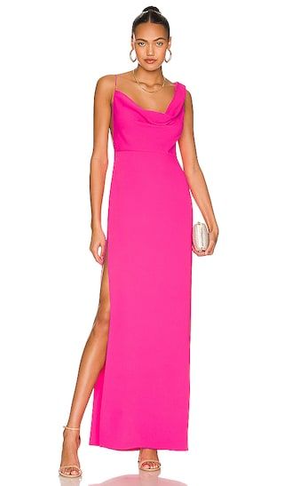 x REVOLVE Arial Gown in Hot Pink | Revolve Clothing (Global)