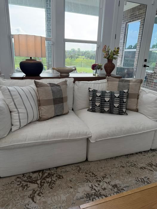 These new Threshold pillows are giving high-end designer vibes without the designer price tag 🤎✨

Cozy, comfy, and the perfect finishing touch for your sofa, bed, or favorite chair. I love that they work year-round, making them an easy update for every season! 🙌

#LTKHome #LTKStyle #TargetFinds #ThresholdTarget #HomeDecor #CozyHome #NeutralDecor #HomeInspo #LTKSaleAlert #DesignerLookForLess 

 